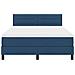 Letto Box Spring con Materasso Blu 140x190 cm Tessuto - Foto miniatura 8