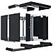 WGX-1206TS.G1 rack 12U Da parete Nero - Foto miniatura 3