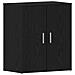 Armadio per scarpe  Nero Rovere 60x35x70 cm in legno ingegnerizzato - Foto miniatura 1