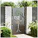 Cancello da giardino con blocco Nero 105 x 175 cm - Foto miniatura 2