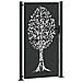 Cancello da giardino con blocco Nero 105 x 175 cm - Foto miniatura 4