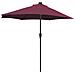 Ombrello da giardino Rosso bordò 294 x 150 x 223 cm Tessuto - Foto miniatura 7
