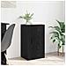 Credenza Rovere nero 40 x 33 x 70 cm Legno multistrato - Foto miniatura 2