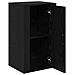 Credenza Rovere nero 40 x 33 x 70 cm Legno multistrato - Foto miniatura 5