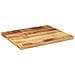 Piano per Tavolo 60x50x2,5cm Rettangolare Legno di Mango Grezzo - Foto miniatura 2