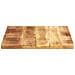 Piano per Tavolo 60x50x2,5cm Rettangolare Legno di Mango Grezzo - Foto miniatura 4