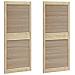Porta per Armadio 2 pcs Naturale 140.5 x 2.1 x 49.5 cm - Foto miniatura 1