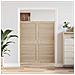 Porta per Armadio 2 pcs Naturale 140.5 x 2.1 x 49.5 cm - Foto miniatura 3