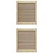 Porta per Armadio 2 pcs Naturale 140.5 x 2.1 x 49.5 cm - Foto miniatura 8