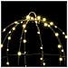 Palla con 192 LED 2 pcs Bianco caldo 30 cm Metallo - Foto miniatura 5