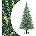 Albero di Natale Artificiale Imbiancato con Luci LED 210 cm - Foto miniatura 1
