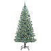 Albero di Natale Artificiale Imbiancato con Luci LED 210 cm - Foto miniatura 3
