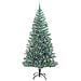 Albero di Natale Artificiale Imbiancato con Luci LED 210 cm - Foto miniatura 4