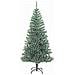 Albero di Natale Artificiale Imbiancato con Luci LED 210 cm - Foto miniatura 5