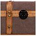 Baule In Legno Marrone 60x33x37 Cm - Foto miniatura 8