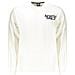 Sweat-shirt con zip© per uomo, bianca - Colore: Bianco, Taglia: 3XL - Foto miniatura 1