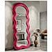 Specchio Con Cornice Onda-rosa-mdf-60x4x160 Cm - Foto miniatura 7