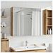 Mobiletto per specchio da bagno con porta Rovere Artigianale - Foto miniatura 4