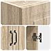 Set di armadi 2 pcs Rovere Sonoma Legno ingegnerizzato - Foto miniatura 7
