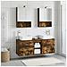 Set di mobili per il bagno 5 pcs Rovere Fumo - Foto miniatura 4