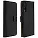 Custodia Huawei P20 Pro In Pelle Portafoglio Sportellino Cover Silicone Nera - Foto miniatura 2