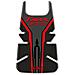 Protezione Sportello Serbatoio Adesivo 3d Per Yamaha Tmax 2001-07 - Carbon Rosso - Foto miniatura 1