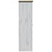 Armadio A 3 Ante Bianco 118x50x171,5cm In Pino Panama Range - Foto miniatura 9