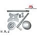 Staffa Tv Da Soffitto 23-42 ""50 ~ 85cm 30kg Maclean Mc-504a S Argento - Foto miniatura 2