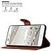 Custodia Compatibile Con Huawei P10 In Marrone Pastello - Coperchio Protettiva Con Chiusura Magnetica, Funzione Stand E Tasca Per Le Carte - Foto miniatura 3