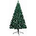 Albero di Natale Artificiale Metà con Supporto Verde 150 cm PVC - Foto miniatura 3