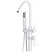 Miscelatore Per Vasca Freestanding Bianco Victoria - Foto miniatura 6