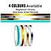 Wheel Trim Strisce Adesive Special Per Cerchi Auto Con Applicatore, Verde Petronas, 5 Mm X 6 Mt - Foto miniatura 3