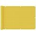 Paravento Da Balcone Giallo 90x400 Cm In Hdpe - Foto miniatura 1