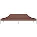 Tetto per Tendone per Feste 6x3 m Marrone 270 g / m² - Foto miniatura 5