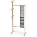 Appendiabiti Domopak Living Con Multi Tasca 65x38x167cm Marrone - Foto miniatura 1