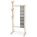 Appendiabiti Domopak Living Con Multi Tasca 65x38x167cm Marrone - Foto miniatura 3