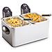 Doppia Friggitrice 2x4,5l 2x3200w Inox - Fi. 1998 - Foto miniatura 1