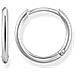 Orecchini A Cerchio Da Donna Argento 925 Cr608-001-12 - Foto miniatura 1