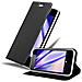Custodia Compatibile Con Nokia Lumia 550 In Classy Nero - Coperchio Protettiva Con Chiusura Magnetica, Funzione Stand E Tasca Per Le Carte - Foto miniatura 1