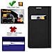 Custodia Compatibile Con Nokia Lumia 550 In Classy Nero - Coperchio Protettiva Con Chiusura Magnetica, Funzione Stand E Tasca Per Le Carte - Foto miniatura 2