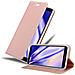 Custodia Compatibile Con Honor 7x In Classy Oro Rosa - Coperchio Protettiva Con Chiusura Magnetica, Funzione Stand E Tasca Per Le Carte - Foto miniatura 1