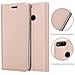 Custodia Compatibile Con Honor 7x In Classy Oro Rosa - Coperchio Protettiva Con Chiusura Magnetica, Funzione Stand E Tasca Per Le Carte - Foto miniatura 7