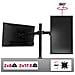 Supporto da Scrivania DM152 per 2 Monitor 13” - 27” Colore Nero - Foto miniatura 4