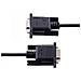 Cavo Seriale Null Modem RS232 da 3 m - Cavo Seriale Crossover con Schermatura in Alluminio - Cavo COM Connettore DB9 da Femmina a Maschio - Compatibile con Dispositivi DTE - Nero - Foto miniatura 2