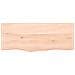 Ripiano a Parete 100x40x (2-6) cm Massello Rovere Non Trattato - Foto miniatura 2