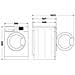 Lavatrice Standard FFS 8258 W SP 8 kg Classe B Centrifga 1200 giri Colore Bianco - Foto miniatura 11