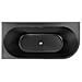 Vasca Da Bagno Angolare Gocta Lato Destro 170 X 80 Cm Nero - Foto miniatura 8