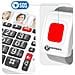 Telefono Senior Cl900 Funzione Chiamate Di Emergenza E Bracciale Sos, Bianco - Foto miniatura 4