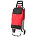 Carrello Spesa Con Ruote Trolley Portaspesa Con Manico Corrado Carrello Rosso - Foto miniatura 1