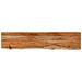 Mensola Muro 100x20x2,5cm Rettangolare Legno Acacia Bordi Vivi - Foto miniatura 2